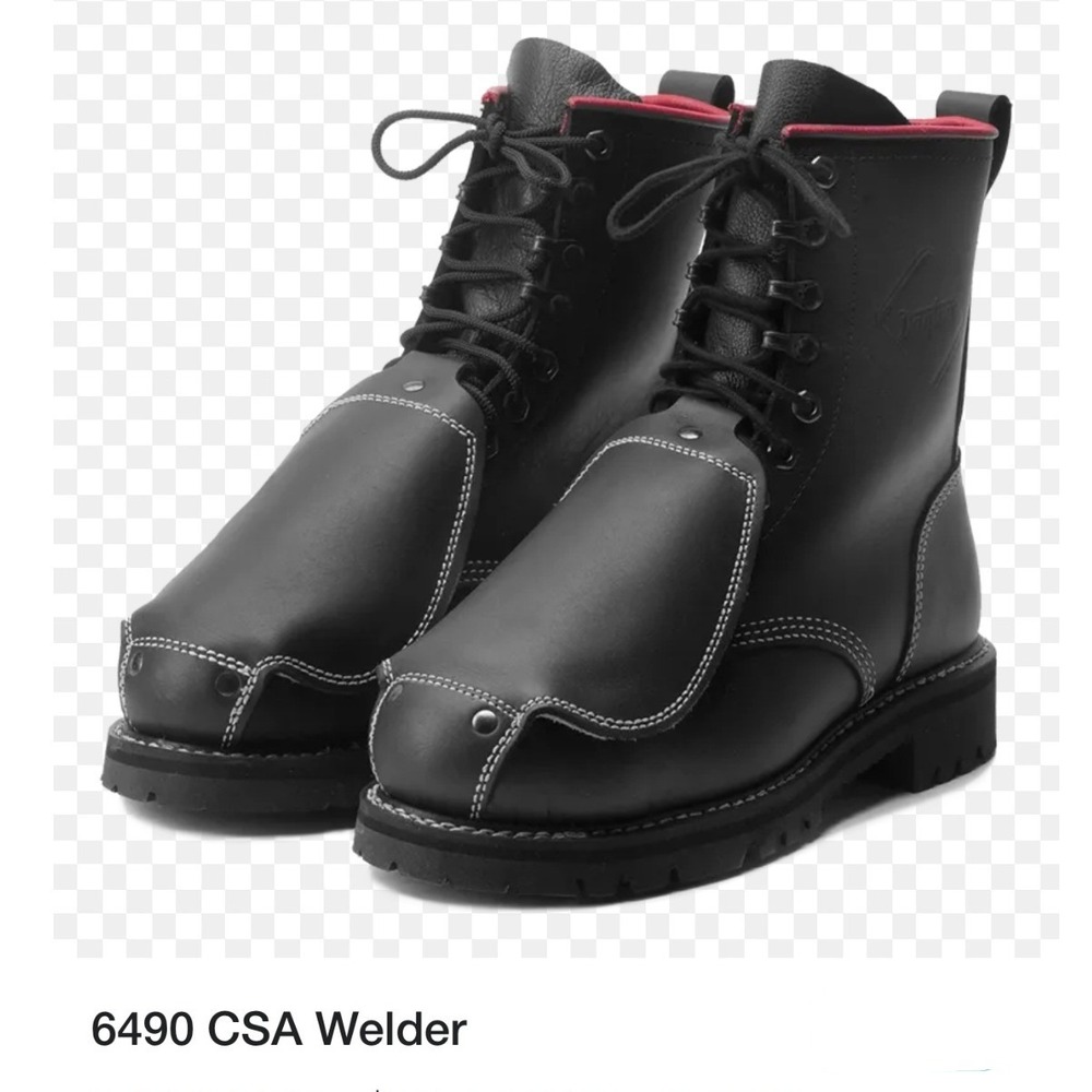 8.5 3E/ Men US 9.5 3E Dayton CSA Welder Boots Leather Metatarsal Guard Steel Toe